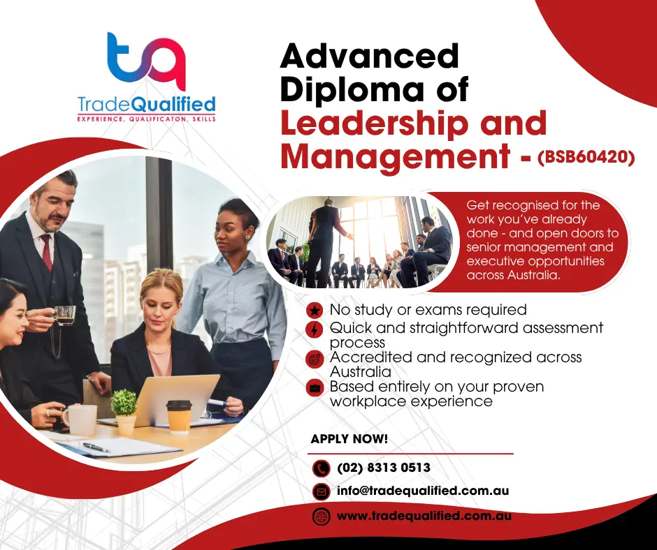 BSB60420 Advanced Diploma of Leadership and Management