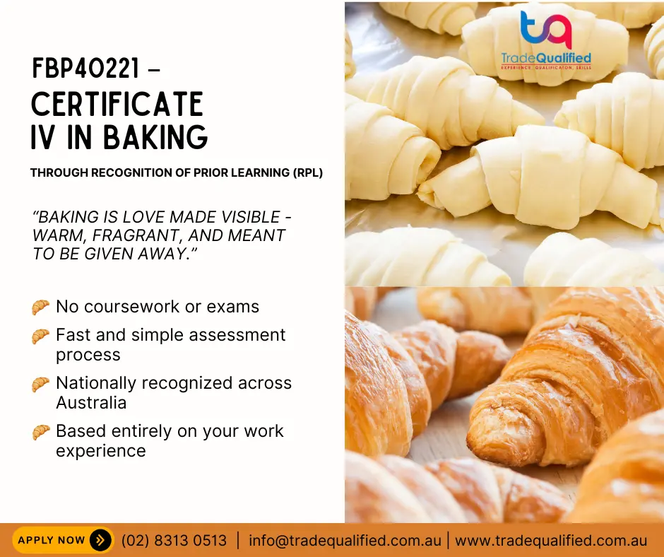 FBP40221 Certificate Iv in Baking