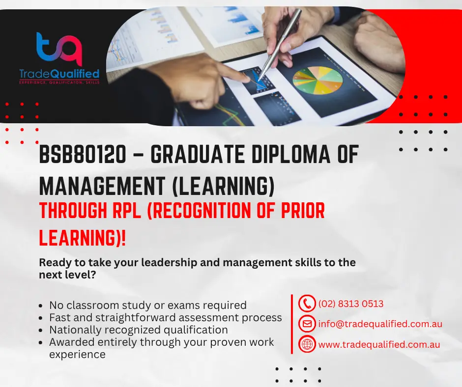 BSB80120 Graduate Diploma of Management (Learning)