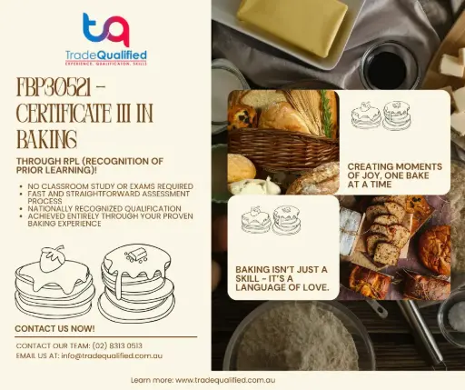 FBP30521 Certificate III in Baking
