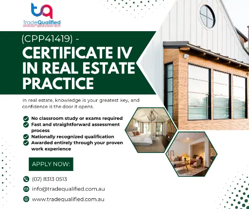 CPP41419 Certificate IV Real Estate Practice