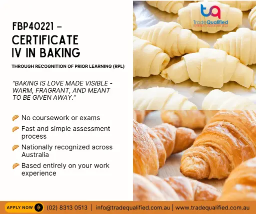 FBP40221 Certificate Iv in Baking