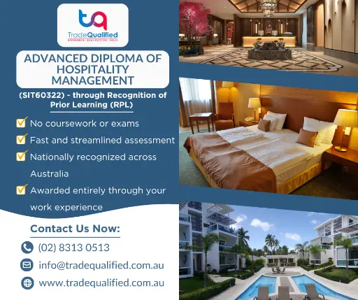 SIT60322 Advanced Diploma of Hospitality Management